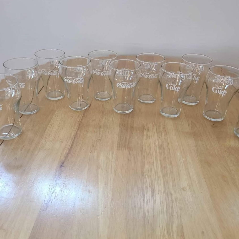 Coca Cola Transparent Glass Collection